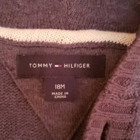 Tommy Hilfiger Baby Boy's Button Up Hoodie - Picture 4 of 5